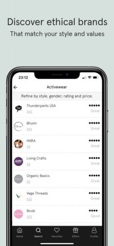 Good On You – Ethical Ratings для iOS — скриншот 2
