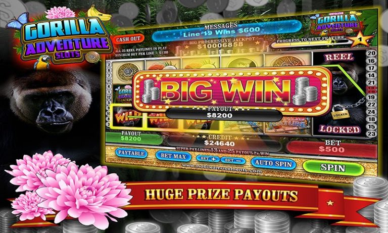 Gorilla Adventure Slots для Android — скриншот 3