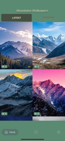 Горы Обои для iOS — скриншот 1