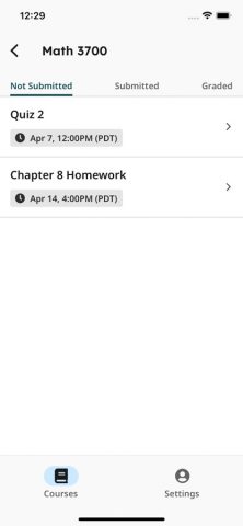 Gradescope для iOS — скриншот 2