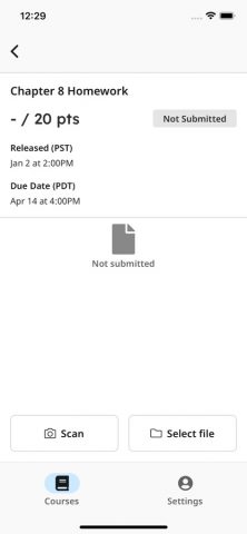 Gradescope для iOS — скриншот 3