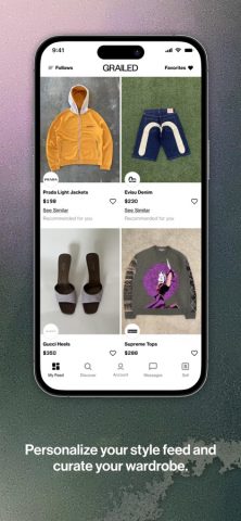 Grailed – Buy & Sell Fashion для iOS — скриншот 1