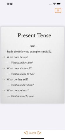 Grammar: Active Passive Voice для iOS — скриншот 3