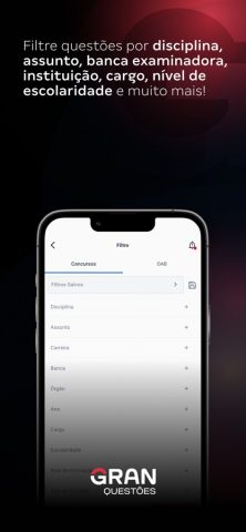 Gran Cursos Questões для iOS — скриншот 2