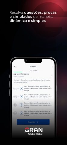 Gran Cursos Questões для iOS — скриншот 3