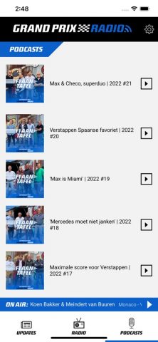 Grand Prix Radio для iOS — скриншот 5