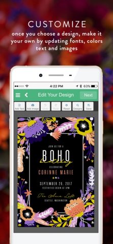 Greenvelope: Email/SMS Invites для iOS — скриншот 3