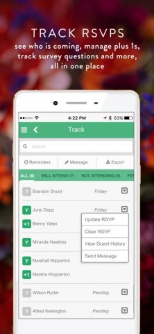 Greenvelope: Email/SMS Invites для iOS — скриншот 5