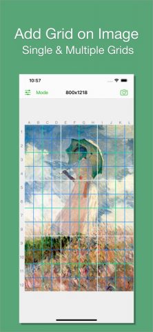 Grid # — Add grid on image для iOS — скриншот 1