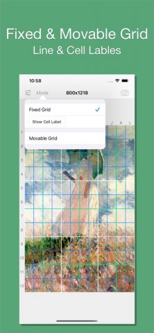 Grid # — Add grid on image для iOS — скриншот 2