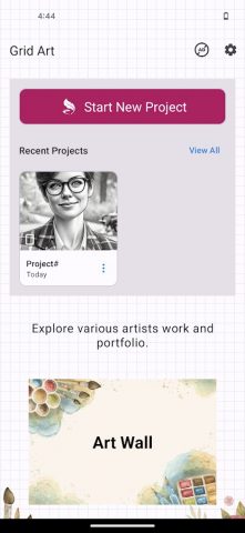 Grid Art — Drawing App для Android — скриншот 1