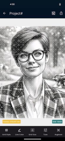 Grid Art — Drawing App для Android — скриншот 2