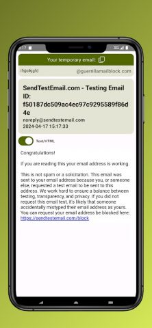 Guerrilla Mail — Temp Mail для Android — скриншот 4