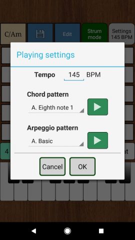 Guitar Chords Player для Android — скриншот 2