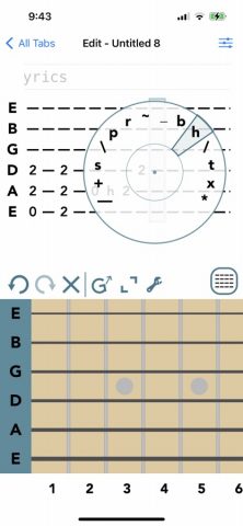 Guitar Tab Maker для iOS — скриншот 2
