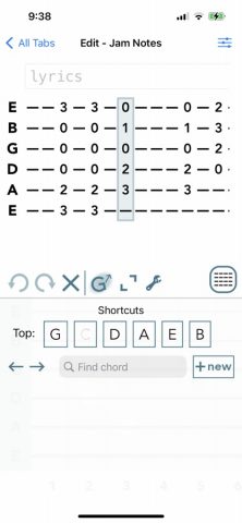 Guitar Tab Maker для iOS — скриншот 3