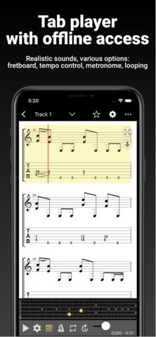 GuitarTab — Tabs & chords Pro для iOS — скриншот 2