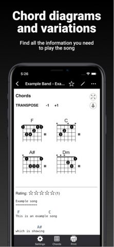 GuitarTab — Tabs & chords Pro для iOS — скриншот 3