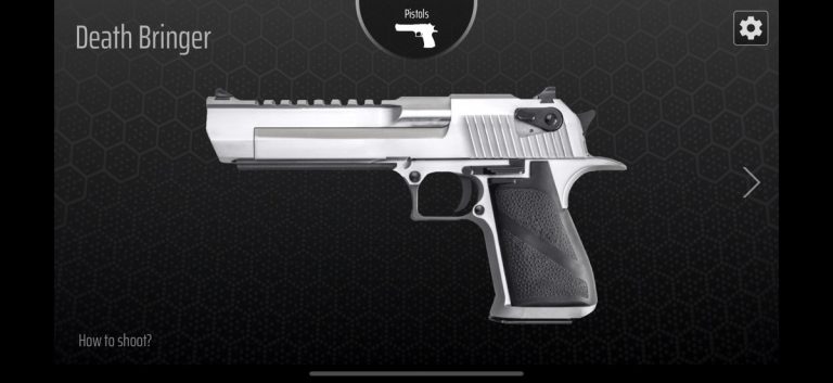 Gun Simulator — Shake to shoot для iOS — скриншот 1