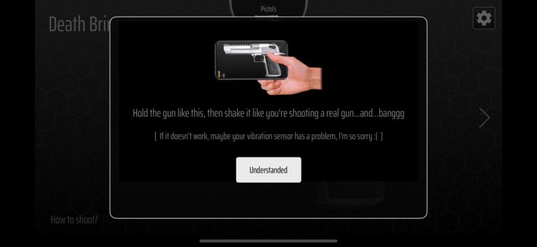 Gun Simulator — Shake to shoot для iOS — скриншот 2