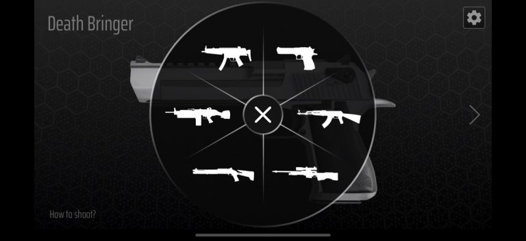 Gun Simulator — Shake to shoot для iOS — скриншот 4
