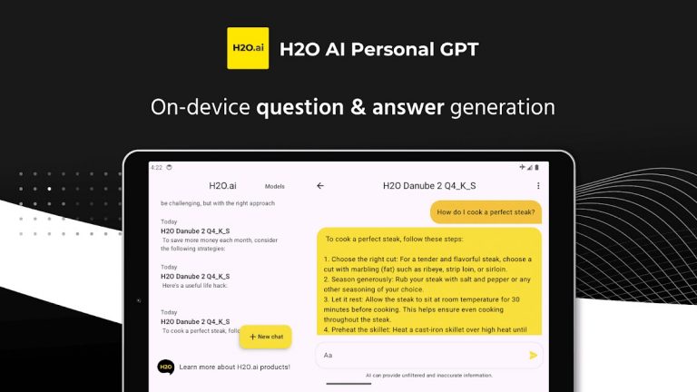 H2O AI Personal GPT для Android — скриншот 5