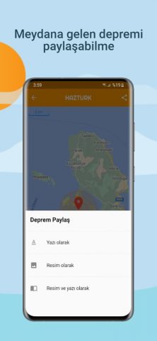 HAZTURK ( Son Depremler ) для Android — скриншот 5