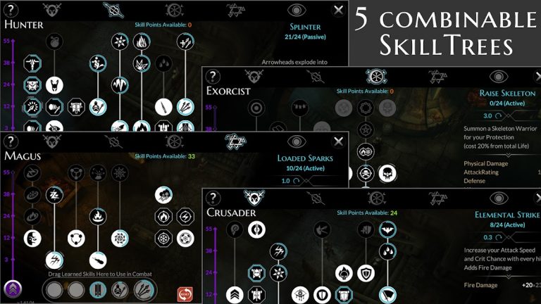 Heretic Gods: Хак-энд-слэш RPG для Android — скриншот 4