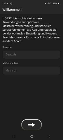 HORSCH Assist для Android — скриншот 1