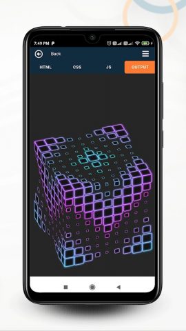 HTML Editor для Android — скриншот 2