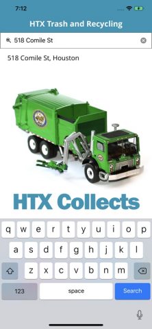 HTX Trash and Recycling для iOS — скриншот 2