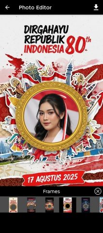 HUT RI ke-80 Photo Frames для Android — скриншот 4