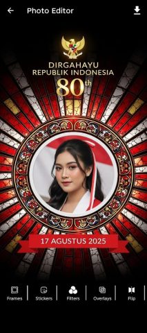 HUT RI ke-80 Photo Frames для Android — скриншот 5