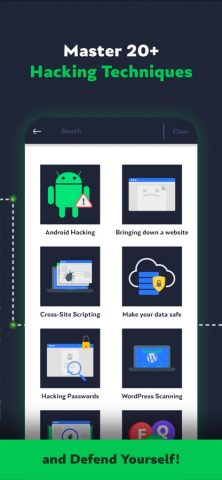 HackerX: Learn Ethical Hacking для iOS — скриншот 2