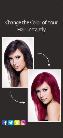 Hair Color Booth для iOS — скриншот 2