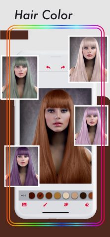 Hair Color Changer . для iOS — скриншот 1