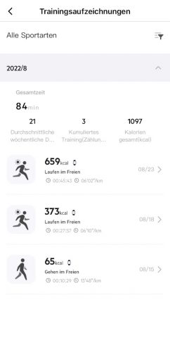 Hama FIT Move для Android — скриншот 5