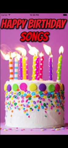 Happy Birthday Songs для iOS — скриншот 1