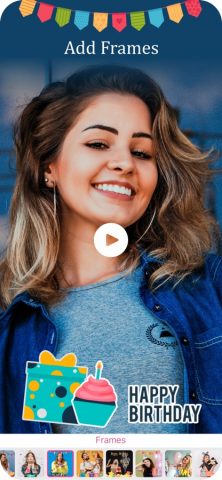 Happy Birthday Video Maker для iOS — скриншот 1