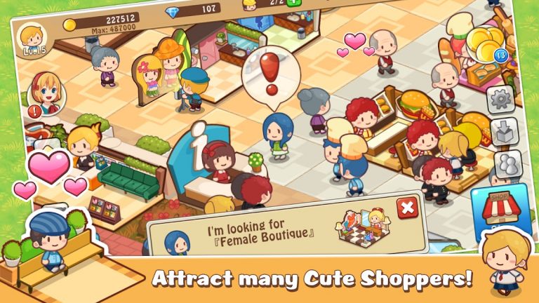Happy Mall Story: Sim Game для Android — скриншот 3