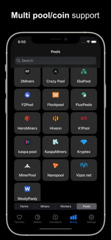 Hashrate для iOS — скриншот 5