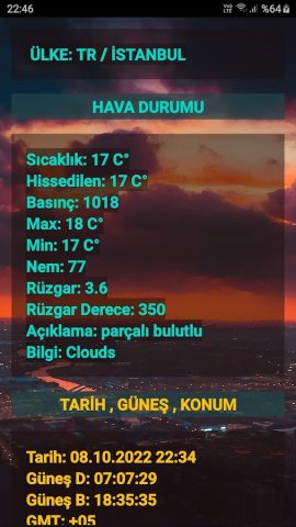 Hava Durumu для Android — скриншот 1