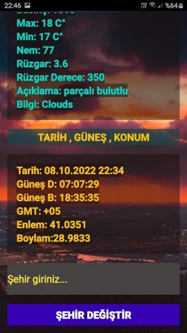 Hava Durumu для Android — скриншот 2