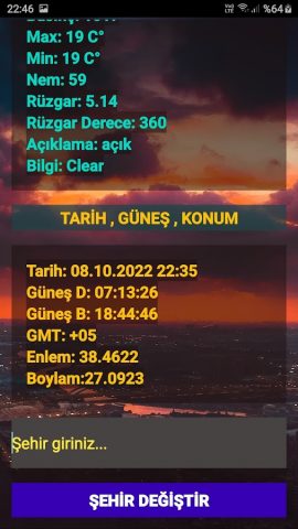 Hava Durumu для Android — скриншот 4