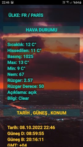 Hava Durumu для Android — скриншот 5