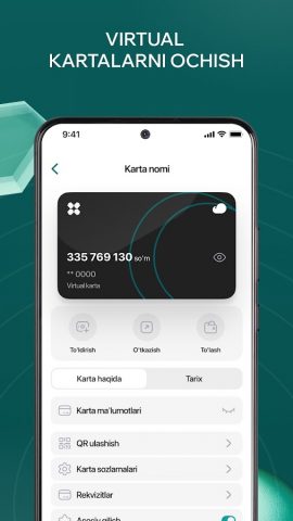 Hayot Bank для Android — скриншот 5