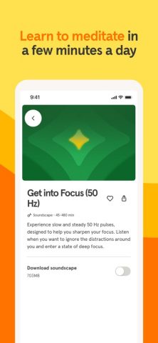 Headspace: Meditation & Sleep для iOS — скриншот 5
