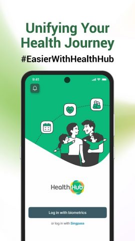 HealthHub SG для Android — скриншот 1