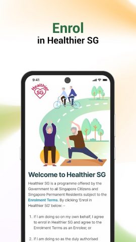 HealthHub SG для Android — скриншот 2