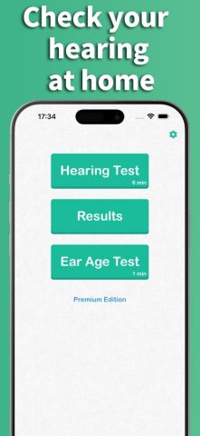 Hearing Test & Ear Age Test для iOS — скриншот 1